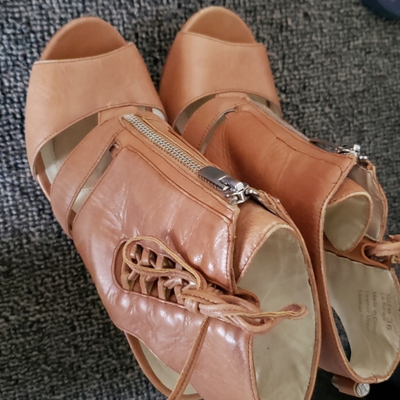 Velvet angeles platforms sandals  leather - Picture 7 of 13